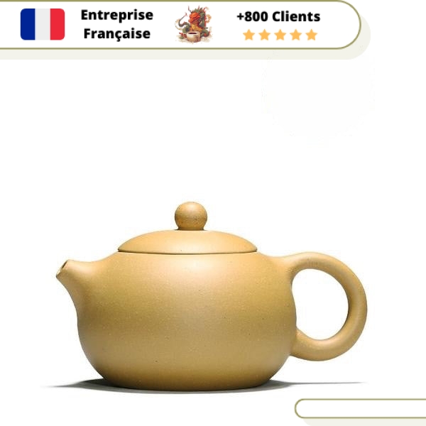 Théière en Terre Cuite Yixing Jaune 190ml | SHĀ