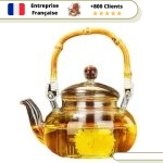 Théière en Verre Fleur de Thé 600ml | CHÁHUĀ