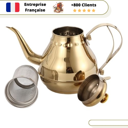 Théière Inox L'Orientale Dorée – Image 3