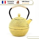 Théière en Fonte Tetsubin Jaune 780ml | KIIRO