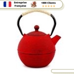 Théière en Fonte Tetsubin Rouge 780ml | AKA