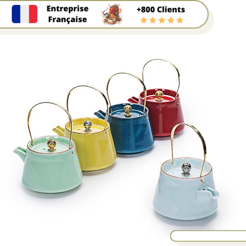 Théière en Porcelaine Individuelle 380ml – Image 14