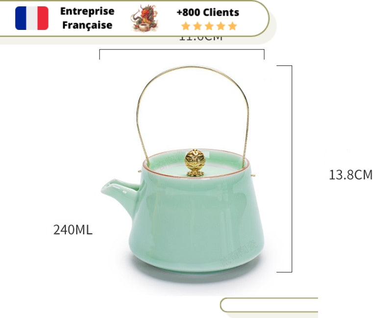 Théière en Porcelaine Individuelle 380ml – Image 15