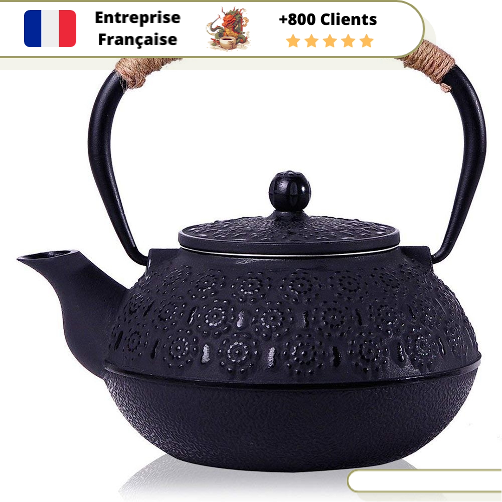 Théière en Fonte Japonaise Fleur de Cerisier 900ml | SAKURA