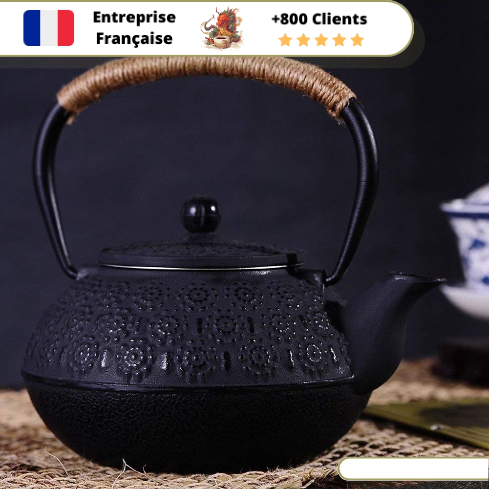 Théière en Fonte Japonaise Fleur de Cerisier 900ml | SAKURA – Image 4