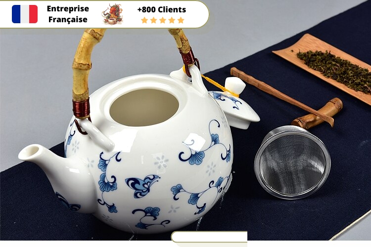 Théière en Porcelaine avec filtre Inox 1,5L | BÀÍ – Image 4