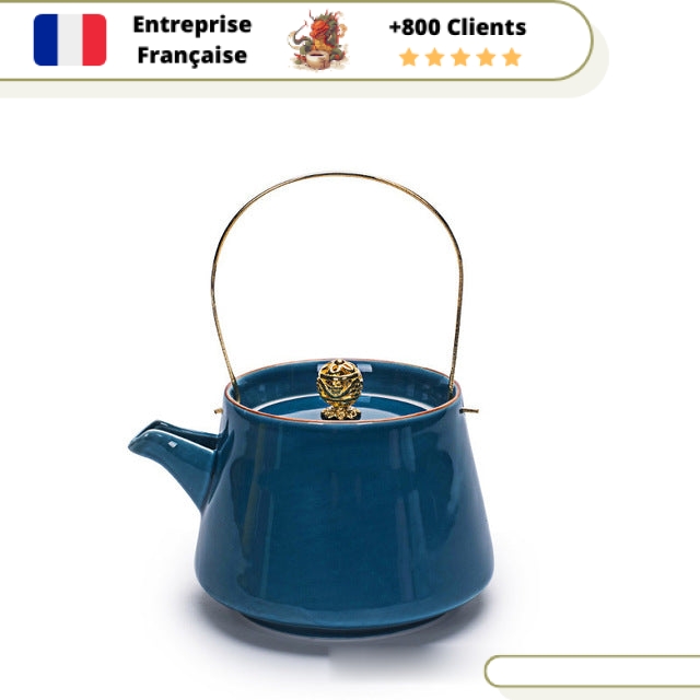 Théière INDIVIDUELLE bleu foncé