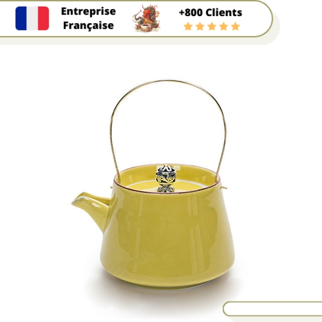 Théière INDIVIDUELLE jaune