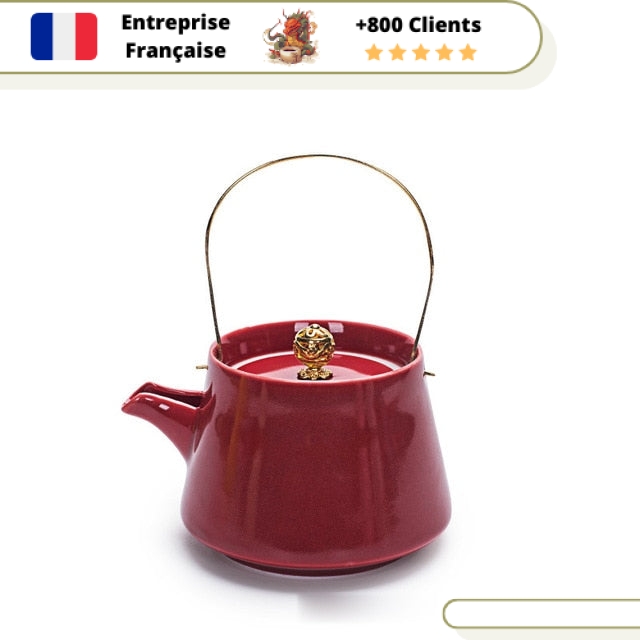 Théière INDIVIDUELLE rouge