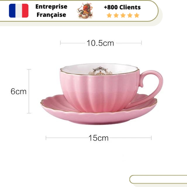 Théière Solitaire Porcelaine Rose 400ml – Image 14