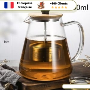 Théière en Verre filtre Piston | HUÒ