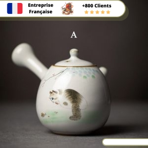 Théière Kyusu Chat 250ml