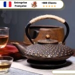 Bouilloire Théière en Fonte Pois 900ml