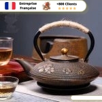 Bouilloire Théière en Fonte Cerisier 900ml