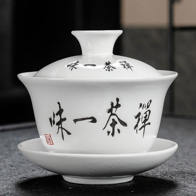 Gaiwan Chinoise blanche