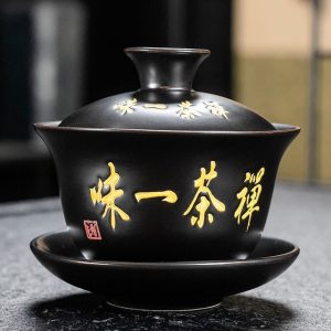 Gaiwan Chinoise noire