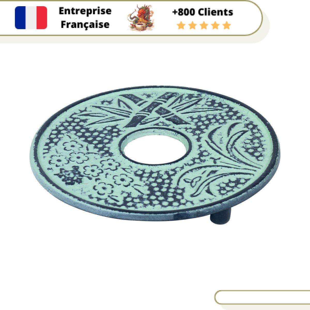 Service à Thé avec Théière en Fonte – Image 4