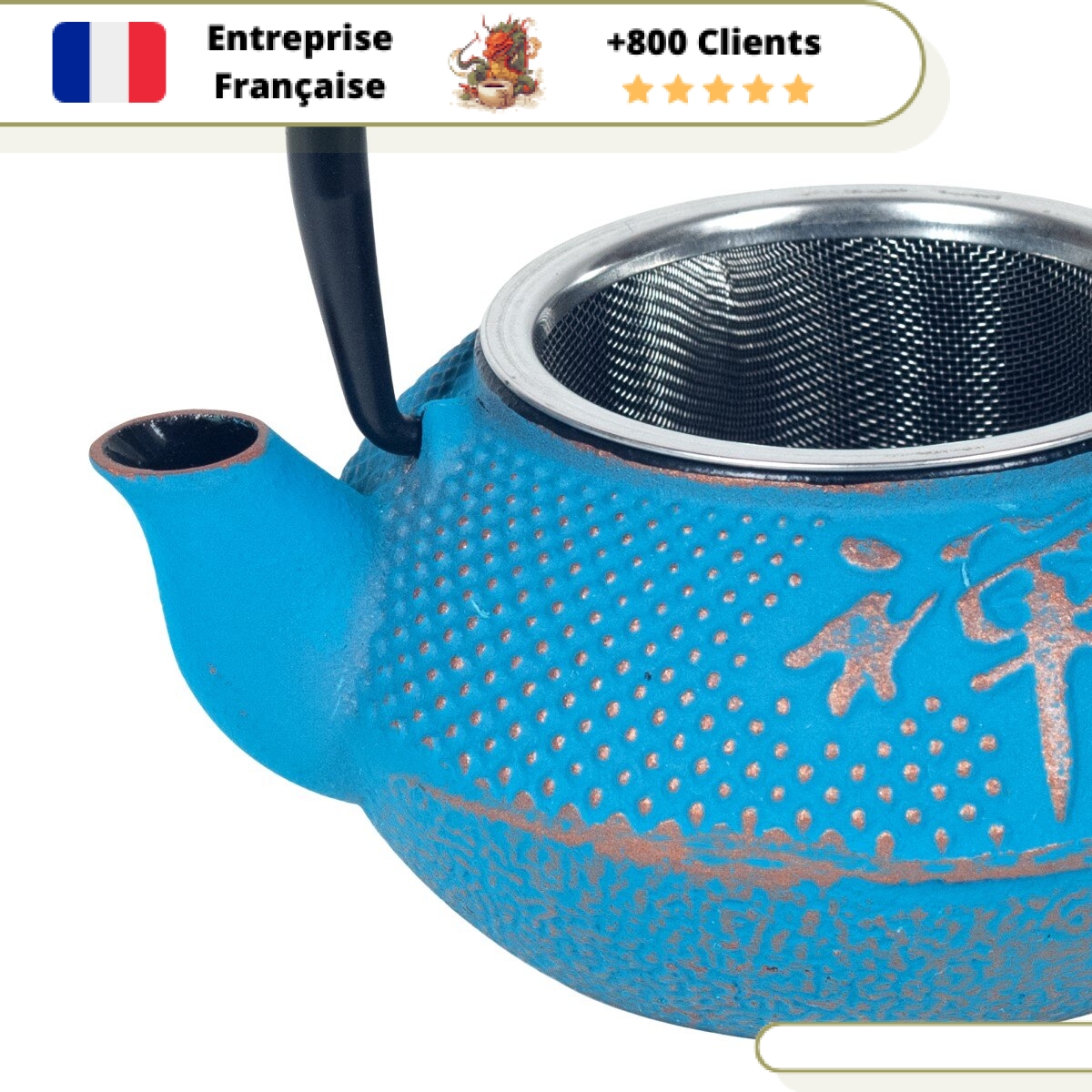Petite Théière en Fonte 300ml – Image 2