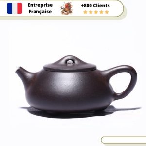 Théière en Terre Cuite Noire 220ml | HĒI