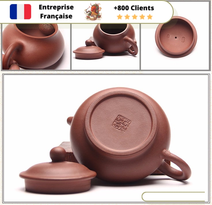 Théière en Terre Cuite Yixing Authentique 280ml – Image 5