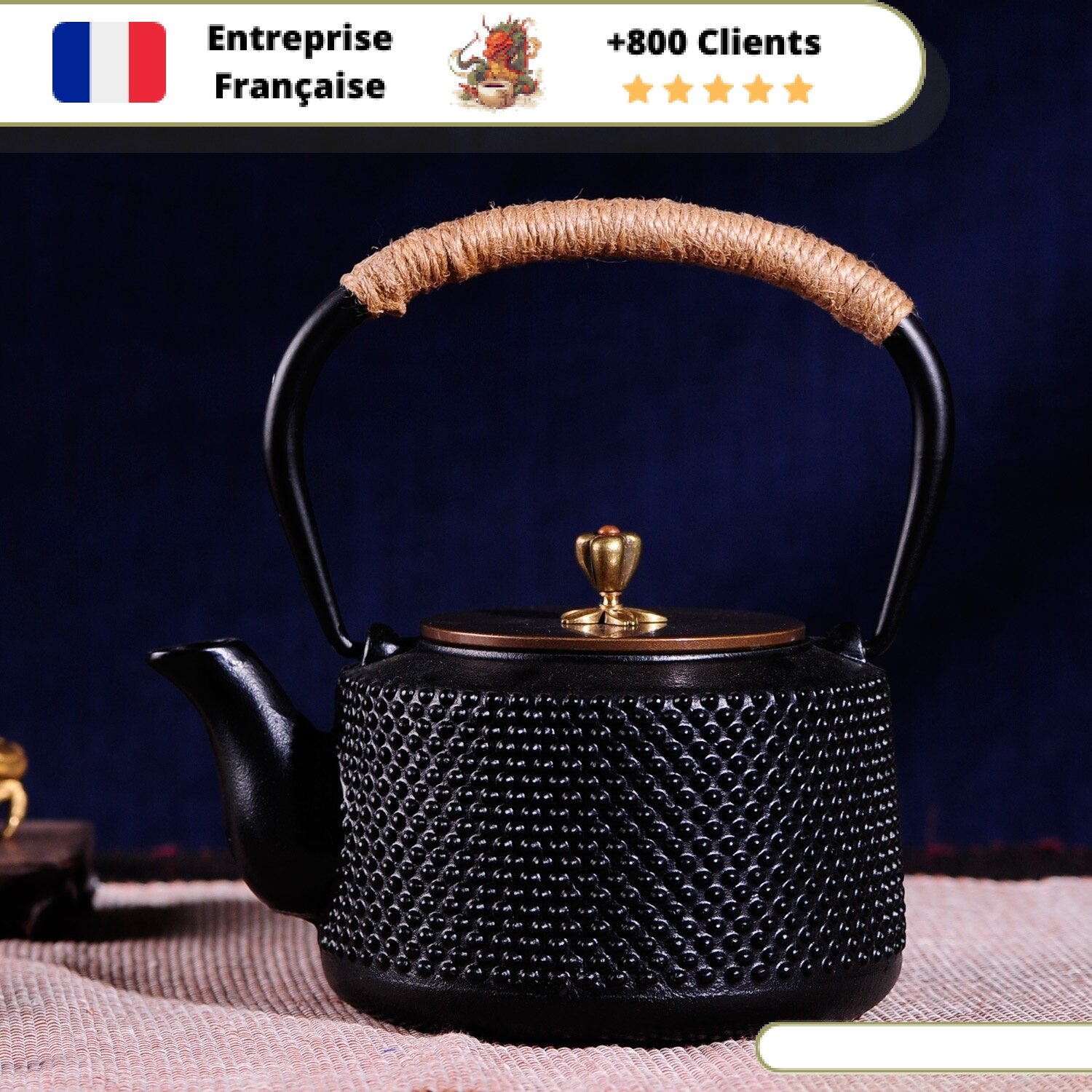 Théière en Fonte Japonaise 1L | SHIRINDĀ – Image 4