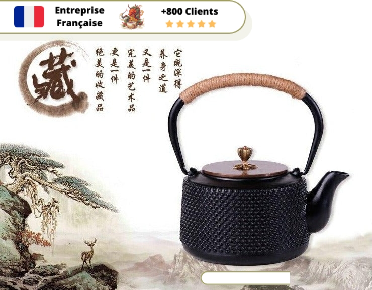 Théière en Fonte Japonaise 1L | SHIRINDĀ – Image 3