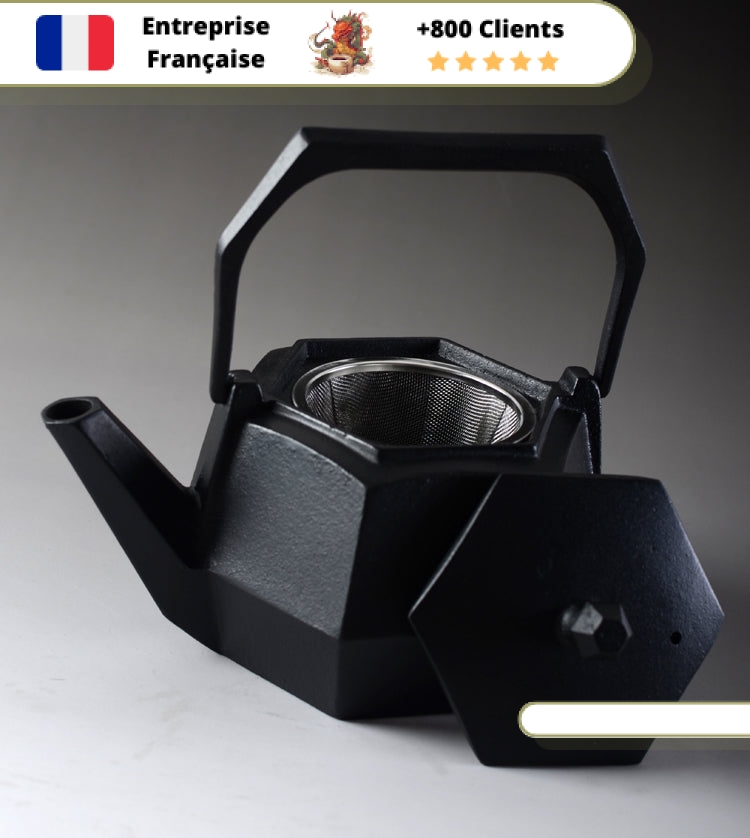 Théière en Fonte Hexagonal 1,1L | ROKKAKU – Image 4