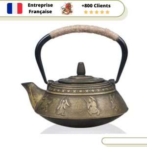Théière Fonte Japonaise couleur Or