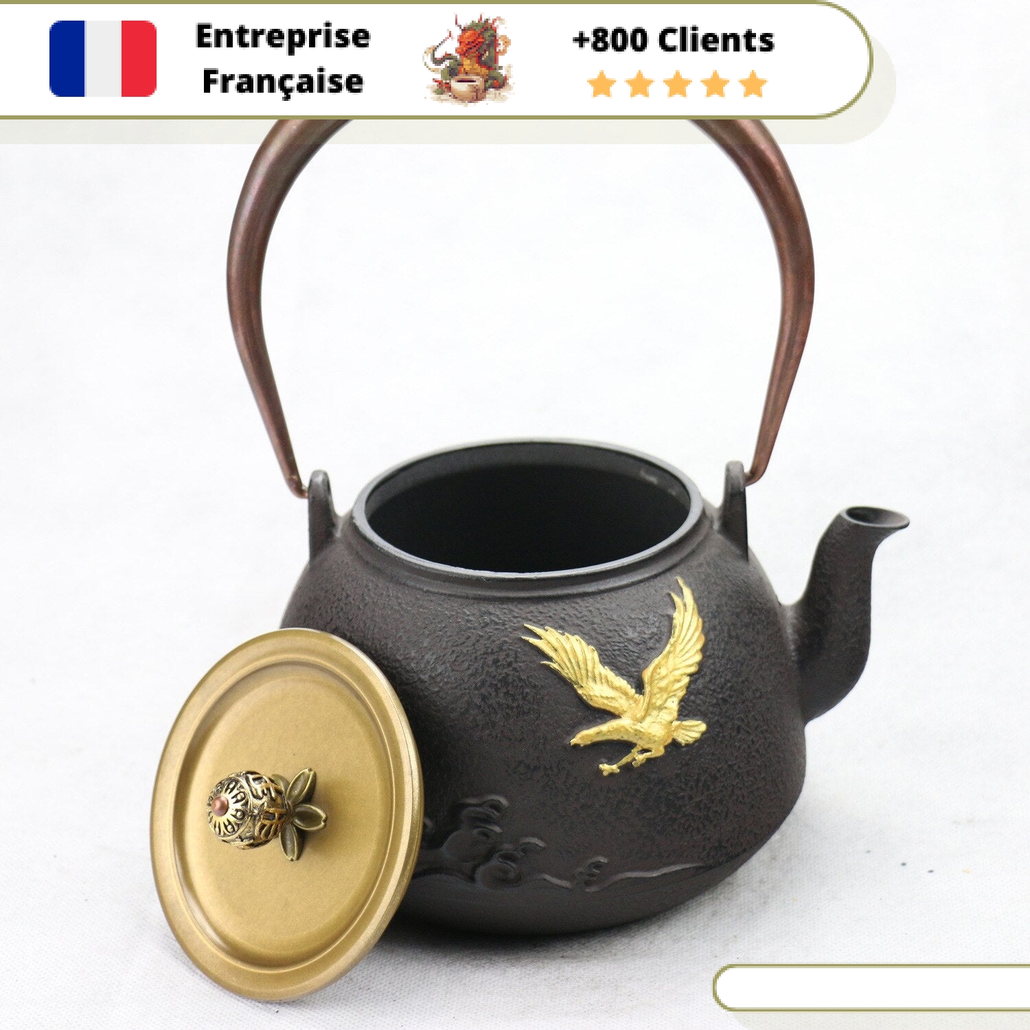 Théière en Fonte Aigle de Feu 1,4L | WASHI – Image 4