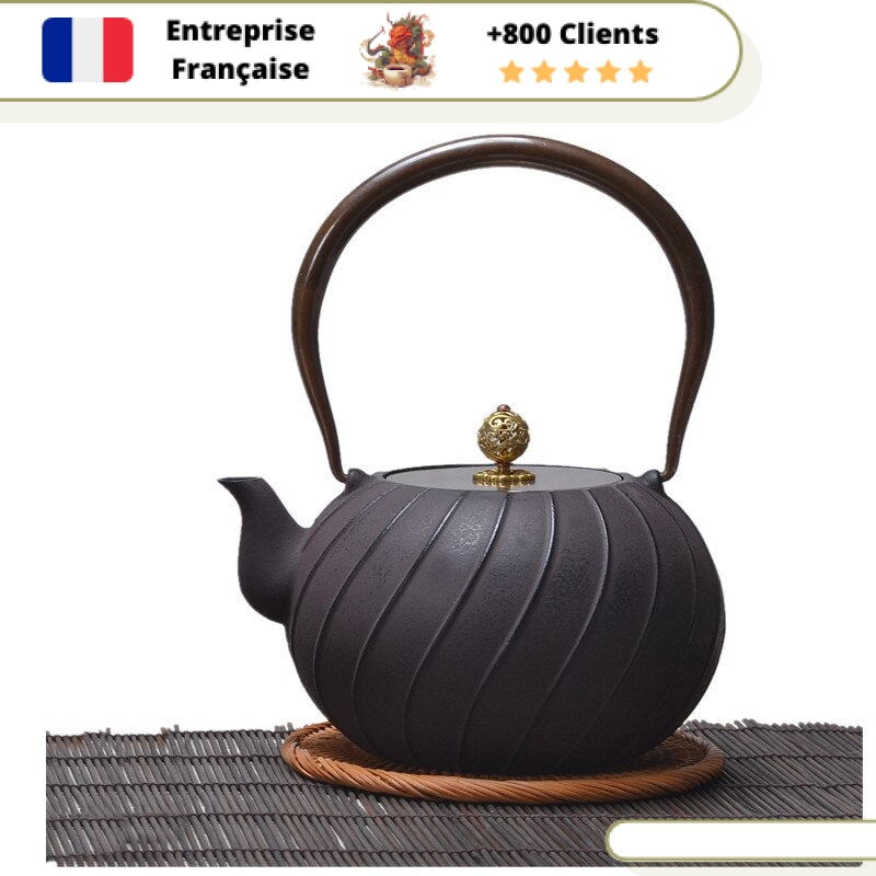 Théière en Fonte Spirale 1,2L | HIGE – Image 2