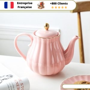 Théière Porcelaine style Anglaise