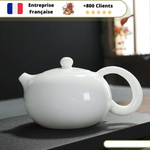 Théière en Porcelaine Blanche Asiatique | BÁZÌ