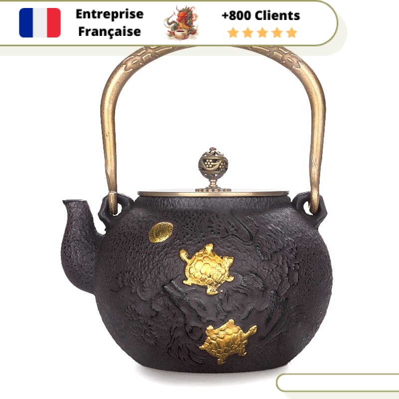 Théière en Fonte Tortues 1,3L | CHŌJU
